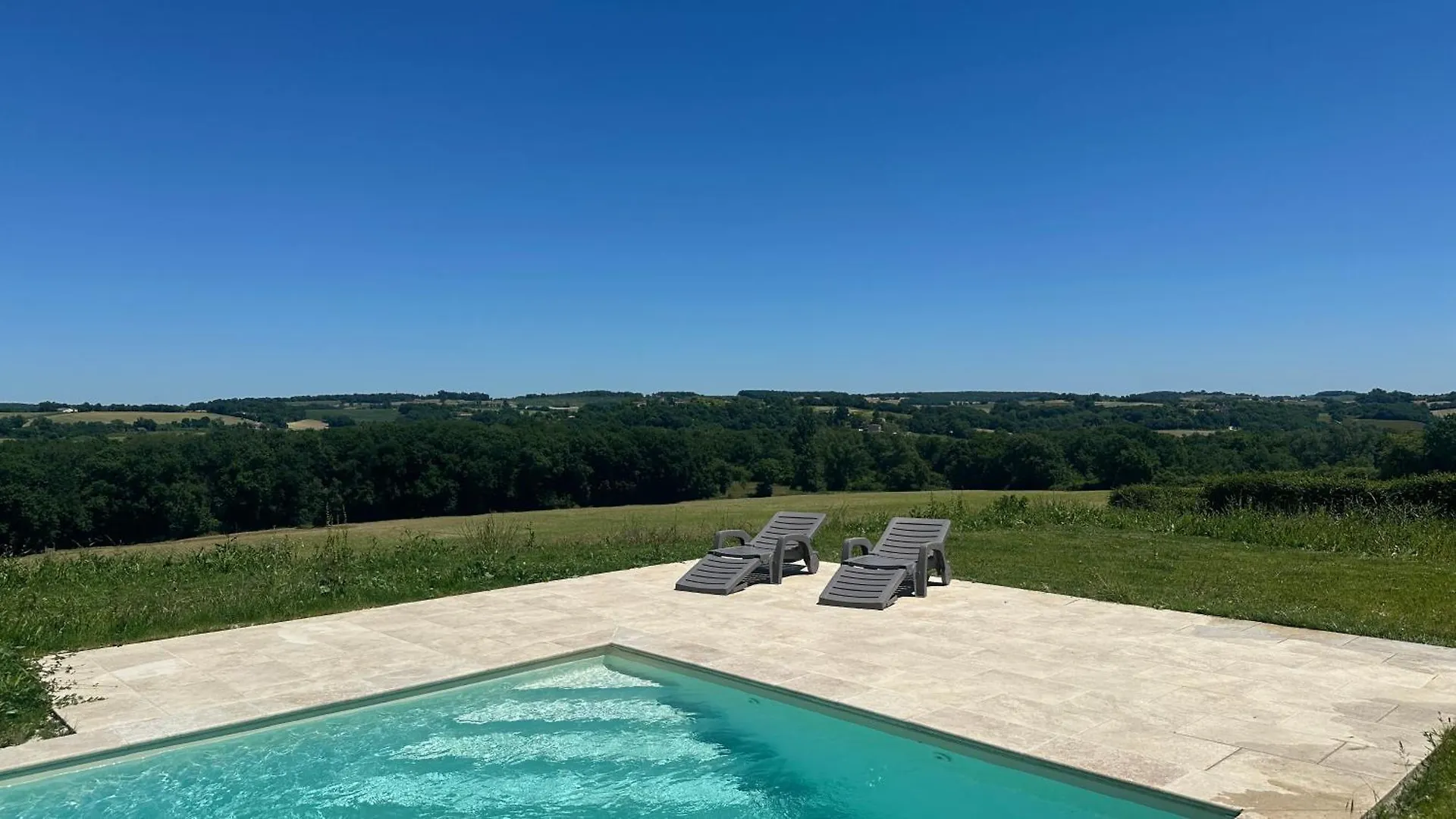קונדום Gite Le Solquirit - Avec Piscine Et Vue Imprenable